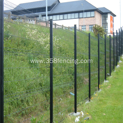 Green PVC Coated Welded Wire Mesh Fence